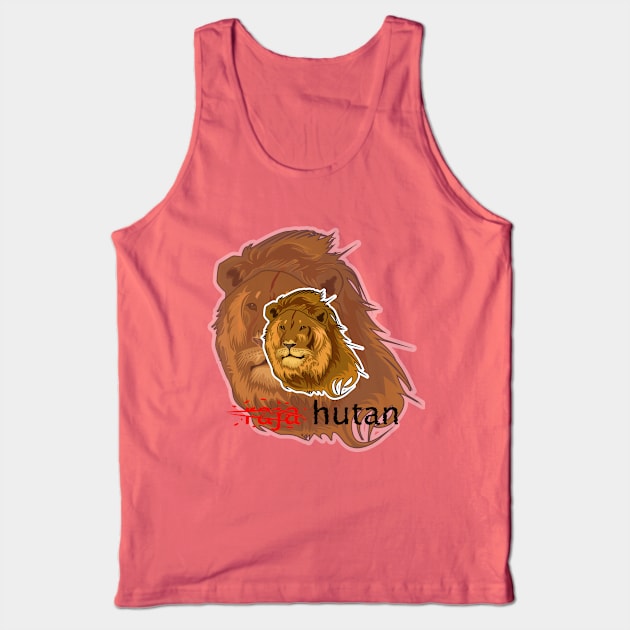 lion Tank Top by berrs